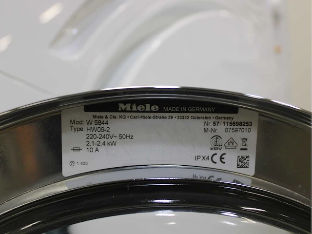 Miele w 5844 softcare system wasmachines & miele t 7748 c softcare system wasdrogers - afbeelding 5 van  7