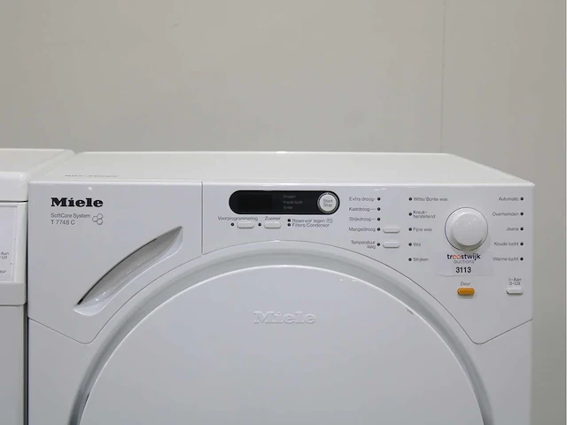Miele w 5844 softcare system wasmachines & miele t 7748 c softcare system wasdrogers - afbeelding 6 van  7
