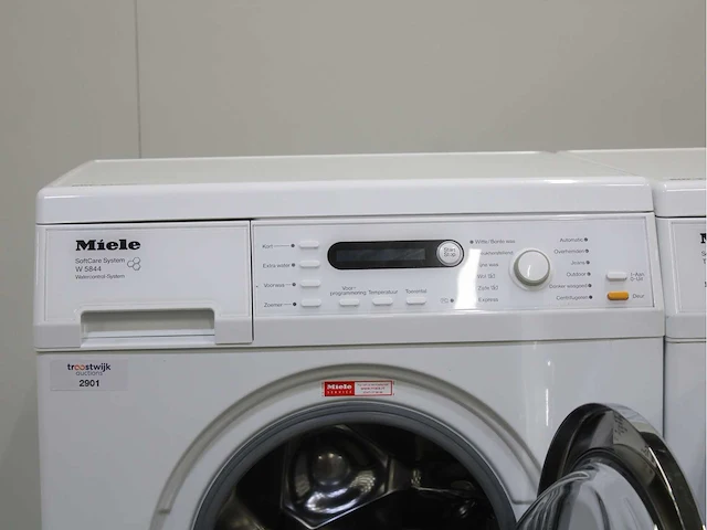 Miele w 5844 softcare system wasmachines & miele t 8827 wp softcare system ecocomfort wasdrogers - afbeelding 3 van  8