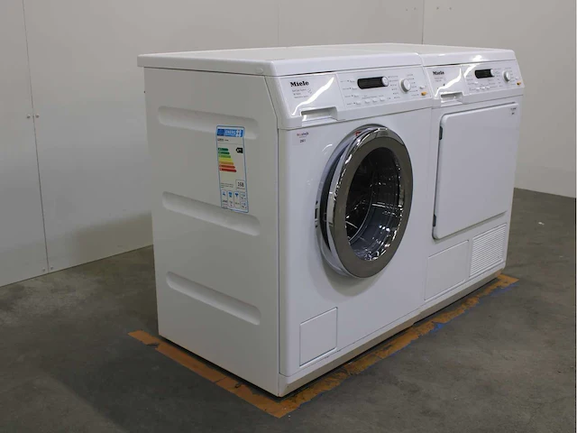 Miele w 5844 softcare system wasmachines & miele t 8827 wp softcare system ecocomfort wasdrogers - afbeelding 4 van  8