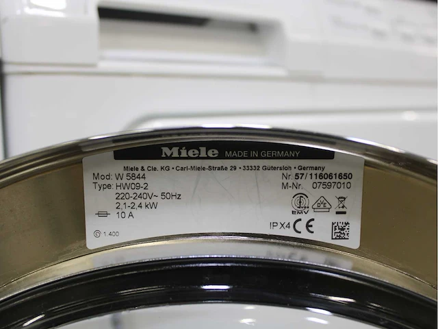 Miele w 5844 softcare system wasmachines & miele t 8827 wp softcare system ecocomfort wasdrogers - afbeelding 5 van  8