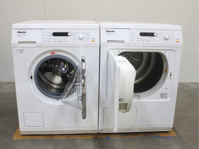 Miele w 5844 softcare system wasmachines & miele t 8841 c softcare system wasdrogers - afbeelding 2 van  8