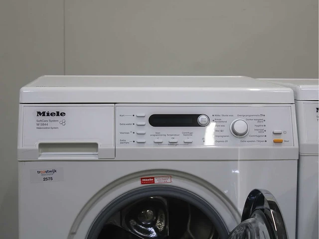 Miele w 5844 softcare system wasmachines & miele t 8841 c softcare system wasdrogers - afbeelding 3 van  8