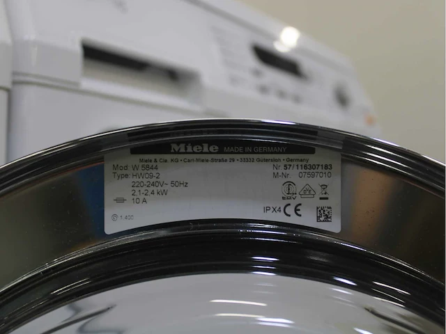 Miele w 5844 softcare system wasmachines & miele t 8841 c softcare system wasdrogers - afbeelding 5 van  8