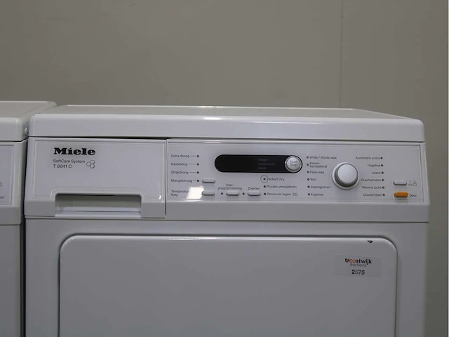 Miele w 5844 softcare system wasmachines & miele t 8841 c softcare system wasdrogers - afbeelding 6 van  8