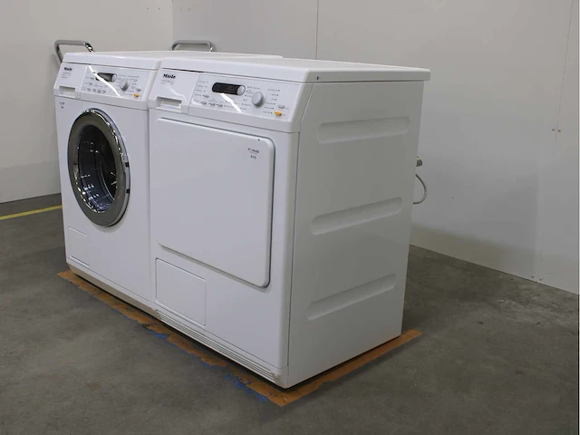 Miele w 5844 softcare system wasmachines & miele t 8841 c softcare system wasdrogers - afbeelding 7 van  8