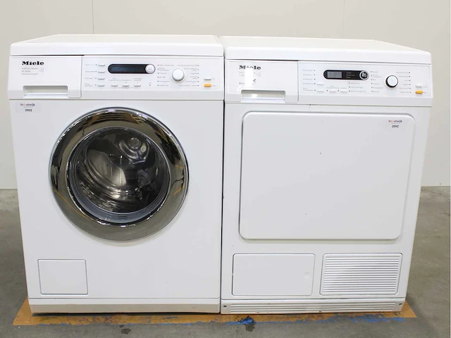 Miele w 5844 softcare system wasmachines & miele t 8861 wp edition 111 wasdrogers - afbeelding 1 van  8