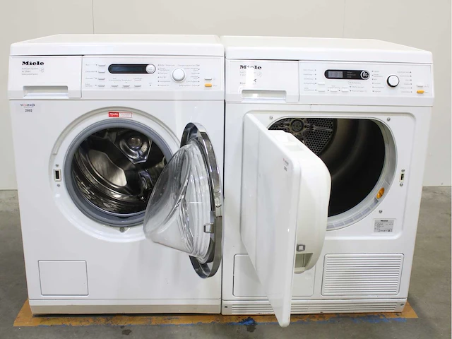 Miele w 5844 softcare system wasmachines & miele t 8861 wp edition 111 wasdrogers - afbeelding 2 van  8