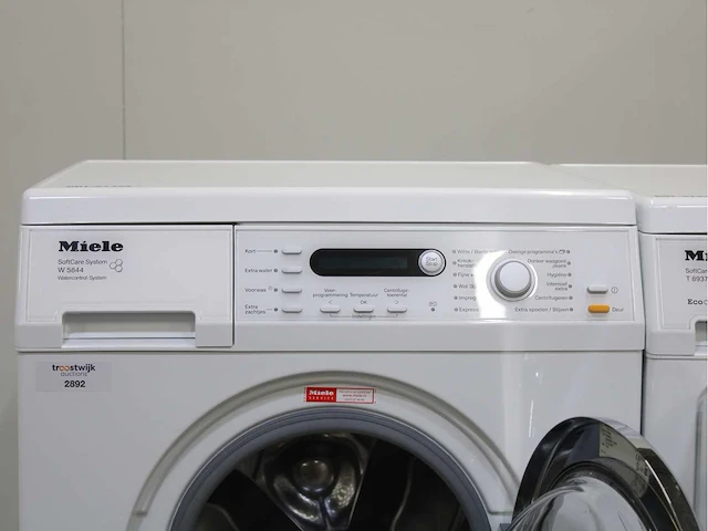 Miele w 5844 softcare system wasmachines & miele t 8861 wp edition 111 wasdrogers - afbeelding 3 van  8