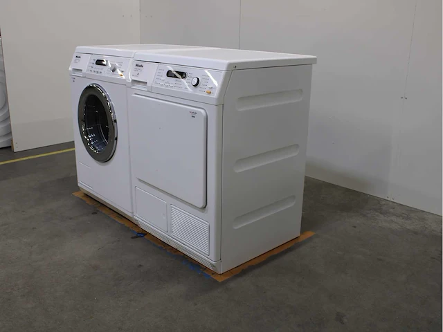 Miele w 5844 softcare system wasmachines & miele t 8861 wp edition 111 wasdrogers - afbeelding 7 van  8