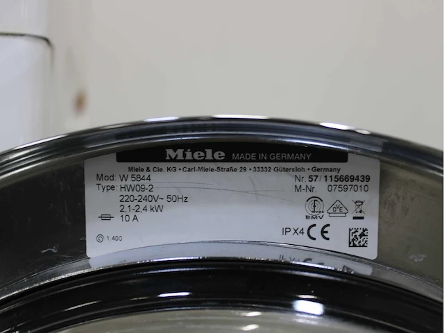 Miele w 5844 softcare system wasmachines - afbeelding 4 van  6