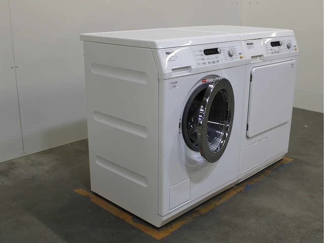 Miele w 5846 softcare system wasmachine & miele t 8841 c softcare system wasdroger - afbeelding 4 van  8