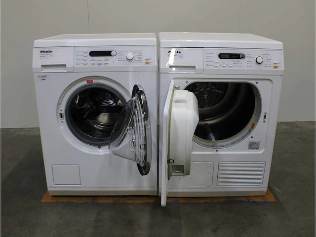 Miele w 5846 softcare system wasmachines & miele t 8861 wp edition 111 wasdrogers - afbeelding 2 van  8