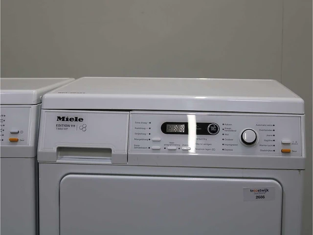 Miele w 5846 softcare system wasmachines & miele t 8861 wp edition 111 wasdrogers - afbeelding 6 van  8
