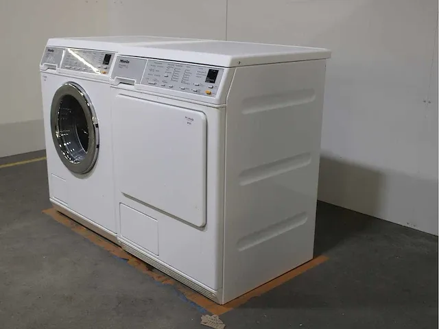 Miele w 5847 softcare system wasmachine & miele t 8463 c softcare system droger - afbeelding 7 van  8