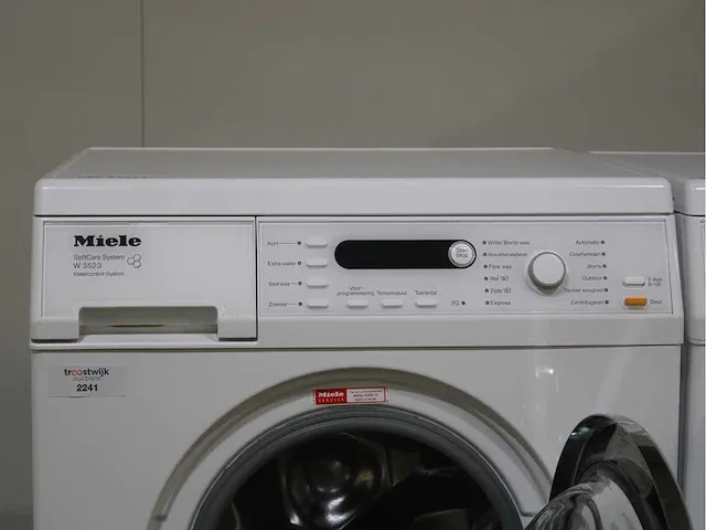 Miele w 5847 softcare system wasmachine & miele t 8827 wp softcare system ecocomfort droger - afbeelding 3 van  8