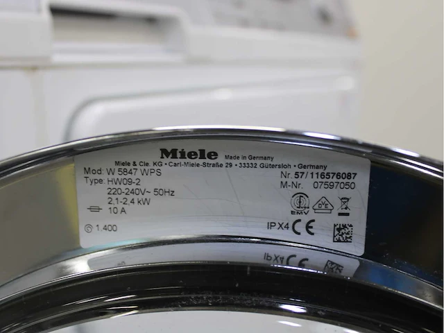Miele w 5847 softcare system wasmachine & miele t 8847 wp softcare system ecocomfort wasdroger - afbeelding 5 van  8