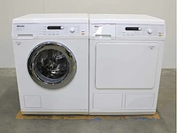 Miele w 5847 softcare system wasmachine & miele t 8847 wp softcare system ecocomfort wasdroger - afbeelding 1 van  8