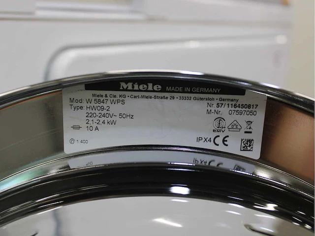 Miele w 5847 softcare system wasmachine & miele t 8847 wp softcare system ecocomfort wasdroger - afbeelding 5 van  8