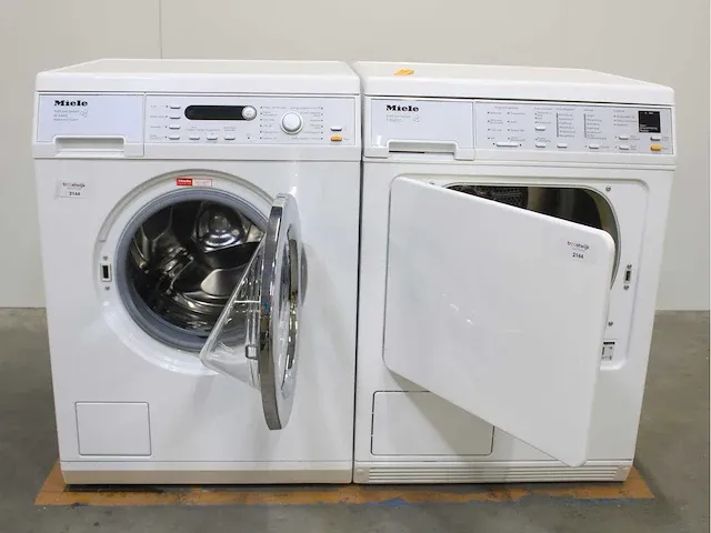 Miele w 5864 softcare system wasmachine & miele t 8463 c softcare system droger - afbeelding 2 van  8