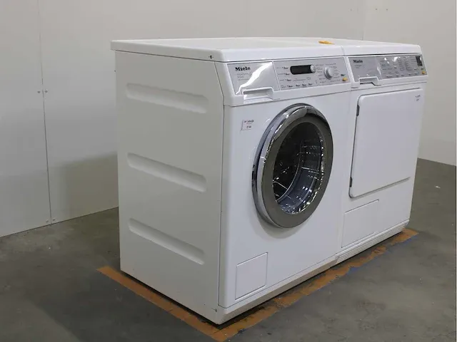 Miele w 5864 softcare system wasmachine & miele t 8463 c softcare system droger - afbeelding 4 van  8