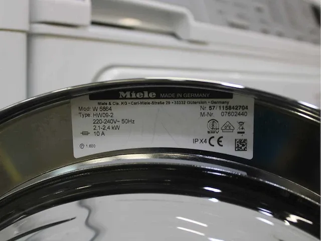 Miele w 5864 softcare system wasmachine & miele t 8463 c softcare system droger - afbeelding 5 van  8
