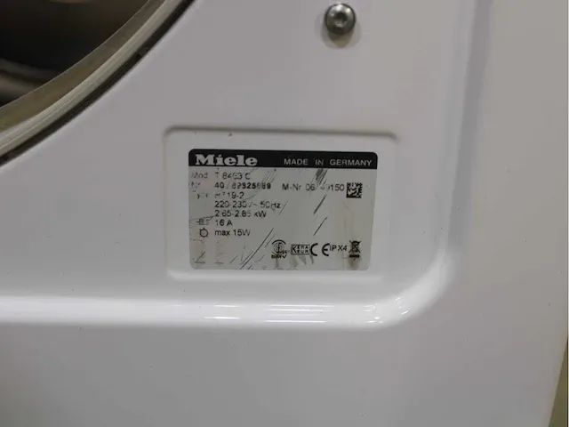Miele w 5864 softcare system wasmachine & miele t 8463 c softcare system droger - afbeelding 8 van  8