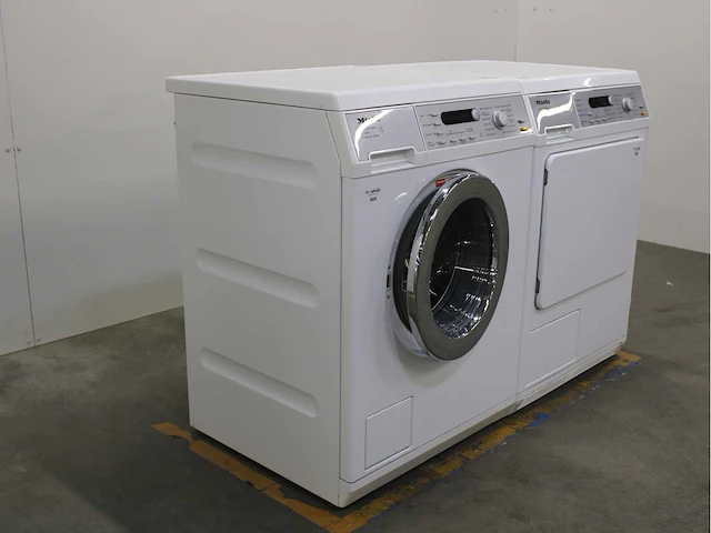 Miele w 5867 softcare system wasmachine & miele t 8843 c softcare system wasdroger - afbeelding 4 van  8