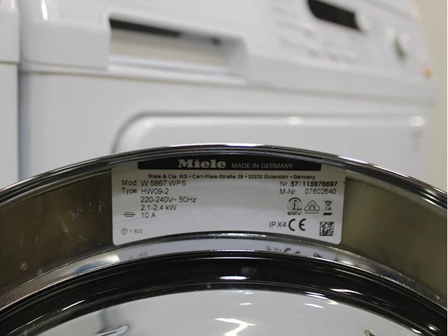Miele w 5867 softcare system wasmachines & miele t 8827 wp softcare system ecocomfort wasdrogers - afbeelding 5 van  8