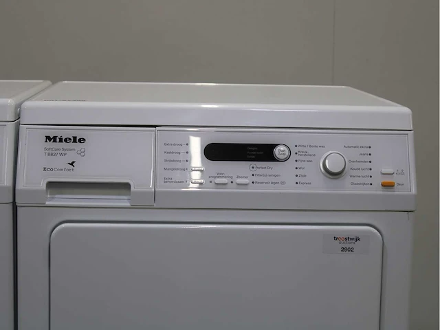 Miele w 5867 softcare system wasmachines & miele t 8827 wp softcare system ecocomfort wasdrogers - afbeelding 6 van  8