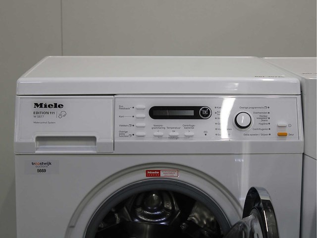 Miele w 5873 edition 111 wasmachine & miele t 7744 c softcare system wasdroger - afbeelding 3 van  8