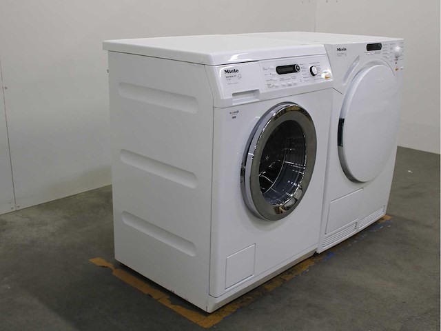 Miele w 5873 edition 111 wasmachine & miele t 7744 c softcare system wasdroger - afbeelding 4 van  8