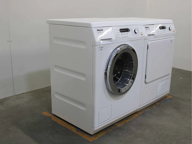 Miele w 5873 edition 111 wasmachine & miele t 8861 wp edition 111 wasdroger - afbeelding 4 van  8
