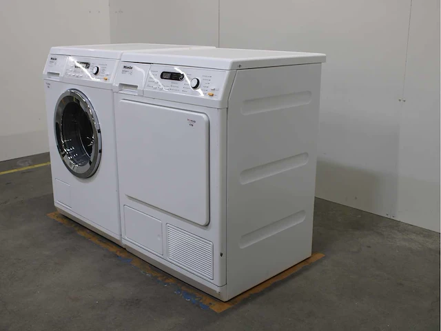 Miele w 5873 edition 111 wasmachine & miele t 8861 wp edition 111 wasdroger - afbeelding 7 van  8