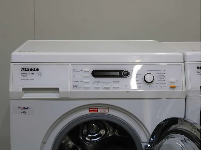 Miele w 5873 edition 111 wasmachine & miele t 8861 wp edition 111 wasdroger - afbeelding 3 van  8
