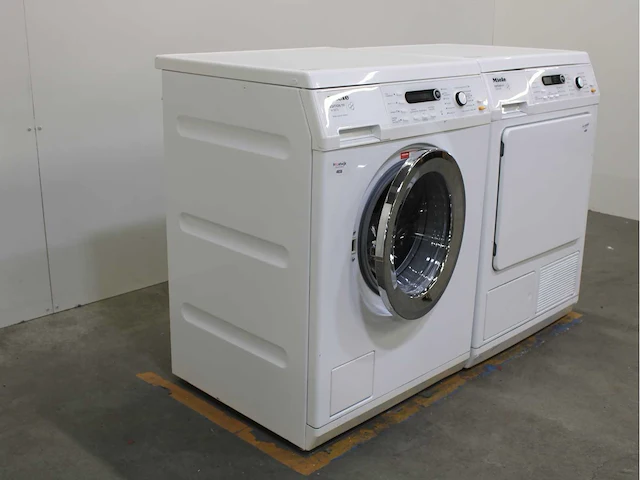 Miele w 5873 edition 111 wasmachine & miele t 8861 wp edition 111 wasdroger - afbeelding 4 van  8