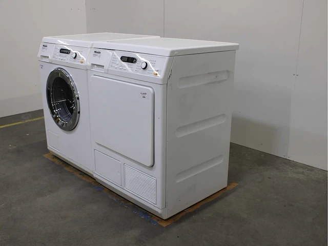 Miele w 5873 edition 111 wasmachine & miele t 8861 wp edition 111 wasdroger - afbeelding 7 van  8
