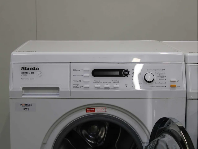 Miele w 5873 edition 111 wasmachine & miele t 8861 wp edition 111 wasdroger - afbeelding 3 van  8