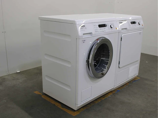 Miele w 5873 edition 111 wasmachine & miele t 8861 wp edition 111 wasdroger - afbeelding 4 van  8