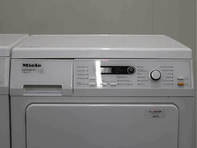Miele w 5873 edition 111 wasmachine & miele t 8861 wp edition 111 wasdroger - afbeelding 6 van  8