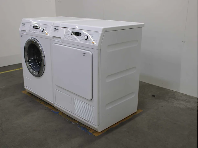 Miele w 5873 edition 111 wasmachine & miele t 8861 wp edition 111 wasdroger - afbeelding 7 van  8