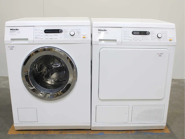 Miele w 5873 edition 111 wasmachines & miele t 8861 wp edition 111 wasdrogers - afbeelding 1 van  8