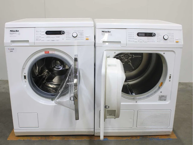 Miele w 5873 edition 111 wasmachines & miele t 8861 wp edition 111 wasdrogers - afbeelding 2 van  8