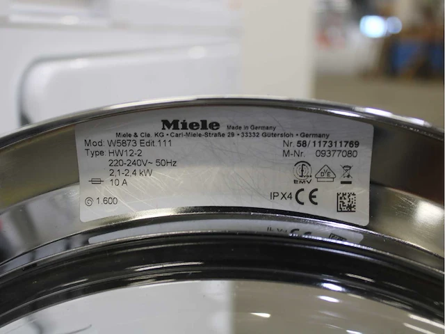 Miele w 5873 edition 111 wasmachines & miele t 8861 wp edition 111 wasdrogers - afbeelding 5 van  8
