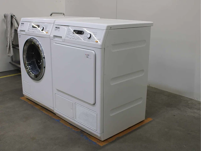 Miele w 5873 edition 111 wasmachines & miele t 8861 wp edition 111 wasdrogers - afbeelding 7 van  8