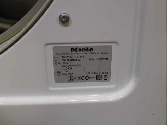 Miele w 5873 edition 111 wasmachines & miele t 8861 wp edition 111 wasdrogers - afbeelding 8 van  8