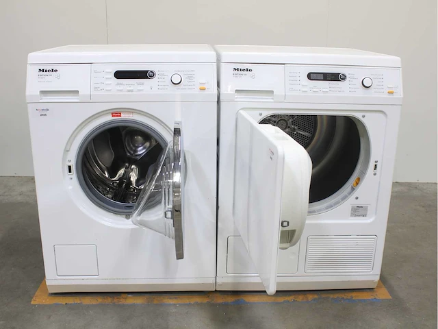Miele w 5873 edition 111 wasmachines & miele t 8861 wp edition 111 wasdrogers - afbeelding 2 van  8