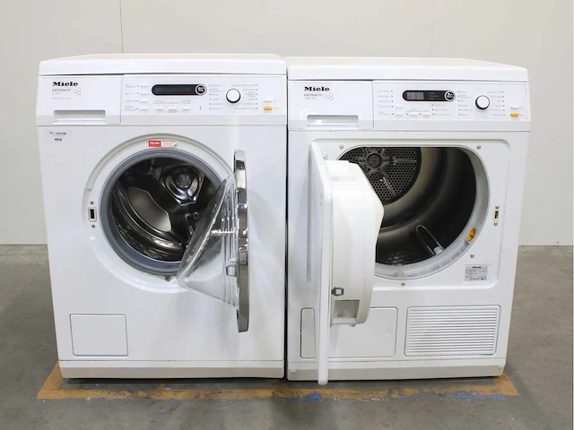 Miele w 5873 edition 111 wasmachines & miele t 8861 wp edition 111 wasdrogers - afbeelding 2 van  8