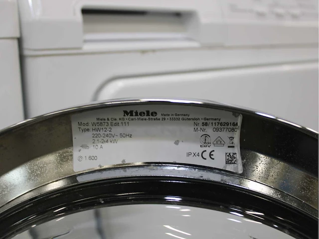 Miele w 5873 edition 111 wasmachines & miele t 8861 wp edition 111 wasdrogers - afbeelding 5 van  8