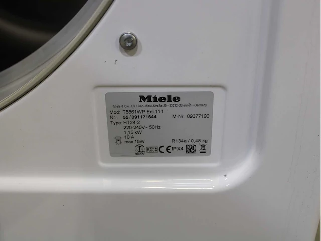 Miele w 5873 edition 111 wasmachines & miele t 8861 wp edition 111 wasdrogers - afbeelding 8 van  8